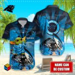 Carolina Panthers Nfl Custom Hawaiian Shirt Carolina Panthers Nfl Custom Hawaiian Shirt
