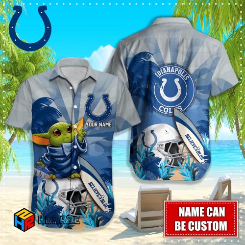 Indianapolis Colts Nfl Custom Hawaiian Shirt