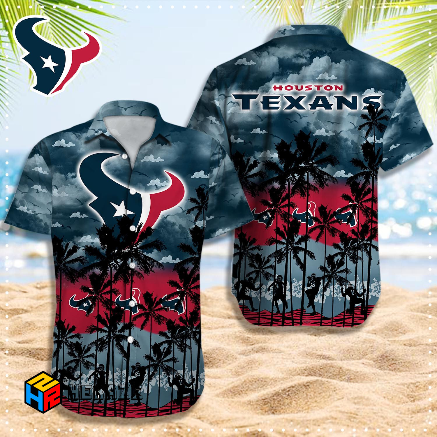 Houston Texans Nfl Hawaiian Shirt Houston Texans Nfl Hawaiian Shirt