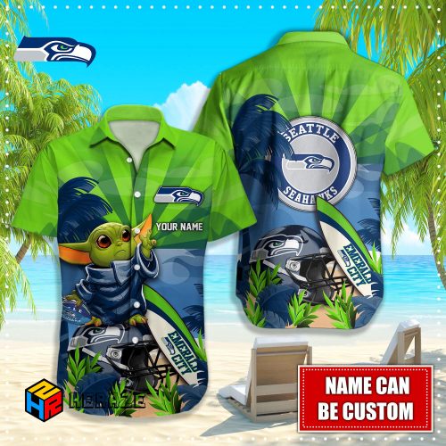 Seattle Seahawks Nfl Custom Hawaiian Shirt Custom