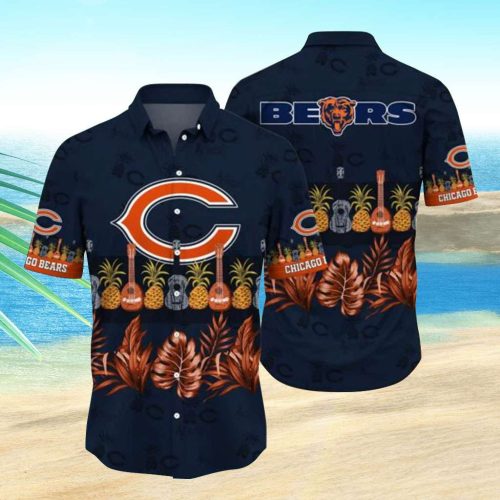Chicago Bears Hawaiian Shirt Chicago Bears And Summer Vacation Hawaiian Shirt