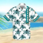 Miami Dolphins Hawaiian Shirt Dolphins Tropical Leaves Custom Hawaiian Shirts Miami Dolphins Hawaiian Shirt Dolphins Tropical Leaves Custom Hawaiian Shirts