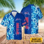 Buffalo Bills Hawaiian Shirt Blue Flower Custom Hawaiian Shirts Buffalo Bills Hawaiian Shirt Blue Flower Custom Hawaiian Shirts