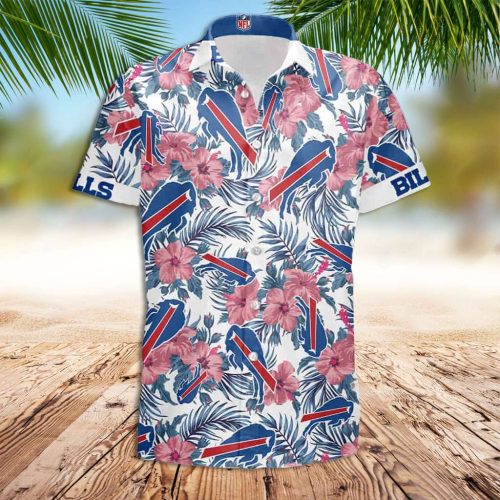 Buffalo Bills Hawaiian Shirt Bills Hibiscus Flower Hawaiian Shirt