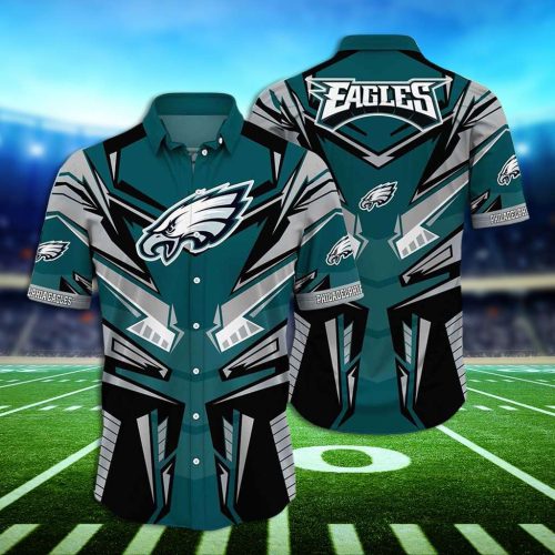 Philadelphia Eagles Hawaiian Shirt Animations Eagles Hawaiian Shirt