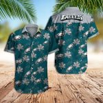 Philadelphia Eagles Hawaiian Shirt Eagles Logo Hawaiian Shirt