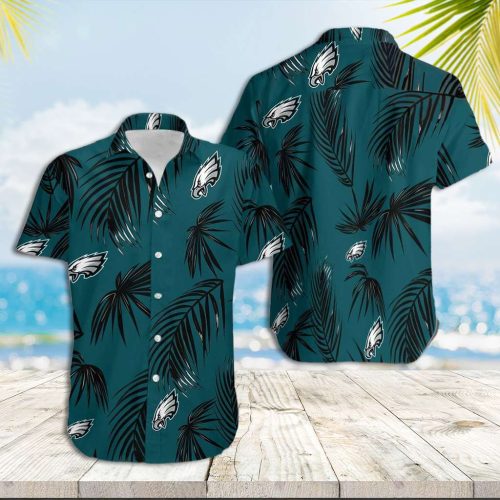 Philadelphia Eagles Hawaiian Shirt Philadelphia Eagles Flower Hawaiian Shirt