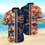 Chicago Bears Hawaiian Shirt Bears And Flower Hawaiian Shirt Chicago Bears Hawaiian Shirt Bears And Flower Hawaiian Shirt
