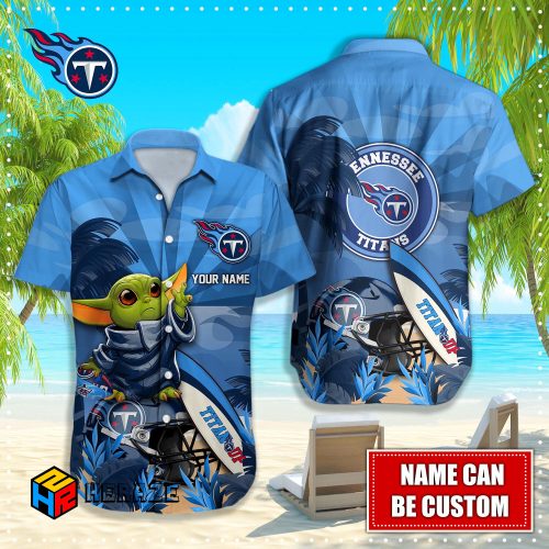 Tennessee Titans Nfl Custom Hawaiian Shirt Custom