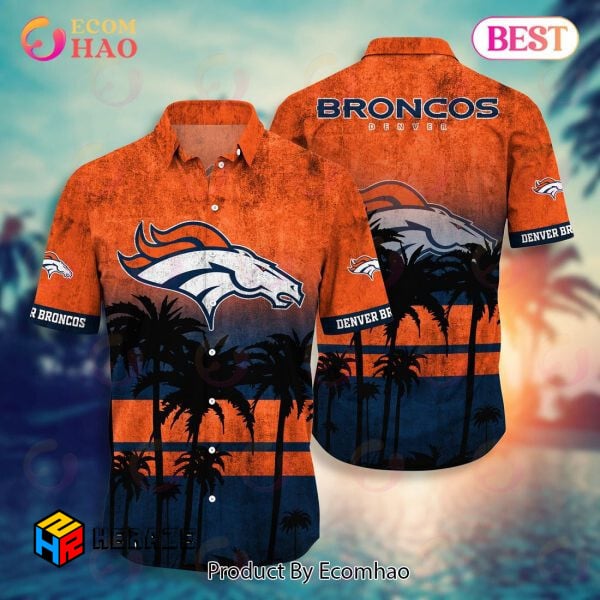 Nfl Denver Broncos Hawaii Shirt Short Style Hot Trending Summer Nfl Denver Broncos Hawaii Shirt Short Style Hot Trending Summer
