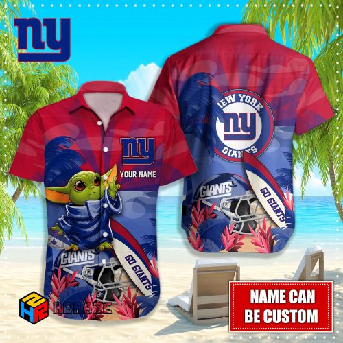 New York Giants Nfl Custom Hawaiian Shirt