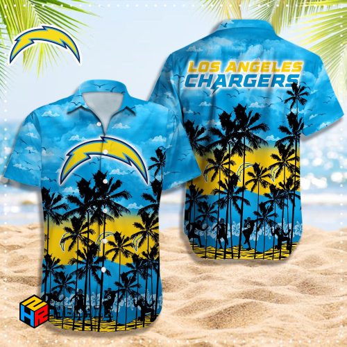 Los Angeles Chargers Nfl Hawaiian Shirt
