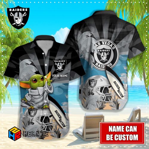 Las Vegas Raiders Nfl Custom Hawaiian Shirt
