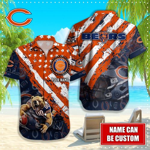 Chicago Bears NFL Custom Hawaiian Shirt