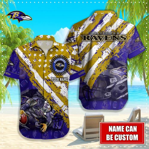 Baltimore Ravens NFL Custom Hawaiian Shirt
