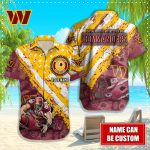 NFL Washington Commanders Custom Hawaiian Shirt NFL Washington Commanders Custom Hawaiian Shirt