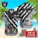 Las Vegas Raiders NFL Custom Hawaiian Shirt Las Vegas Raiders NFL Custom Hawaiian Shirt
