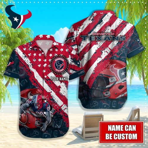 Houston Texans NFL Custom Hawaiian Shirt