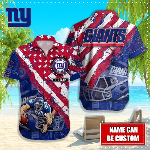 NFL New York Giants Custom Hawaiian Shirt