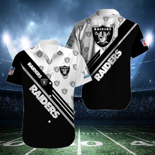 Las Vegas Raiders Hawaiian Summer Shirt Las Vegas Raiders Summer Shirt Las Vegas Raiders fan hawaiian Shirt K176Gift