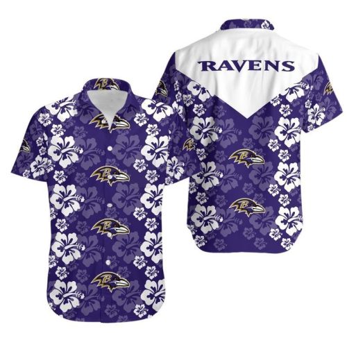 Baltimore Ravens Flowers Hawaii Shirt Summer Collection