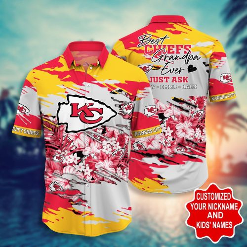 Kansas City Chiefs Pesonalized Hawaii Shirt Gift