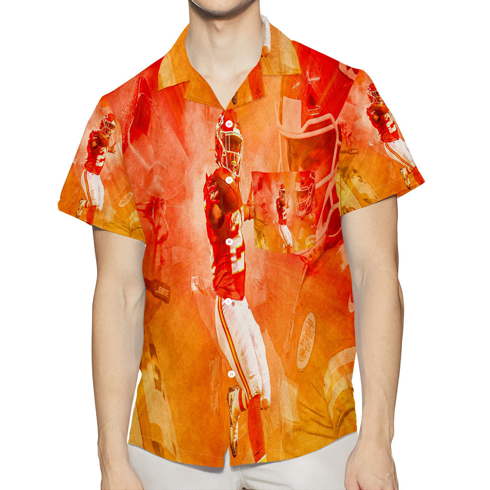 Kansas City Chiefs Team v5 3D All Over Print Summer Beach Hawaiian Shirt With Pocket Kansas City Chiefs Team v5 3D All Over Print Summer Beach Hawaiian Shirt With Pocket