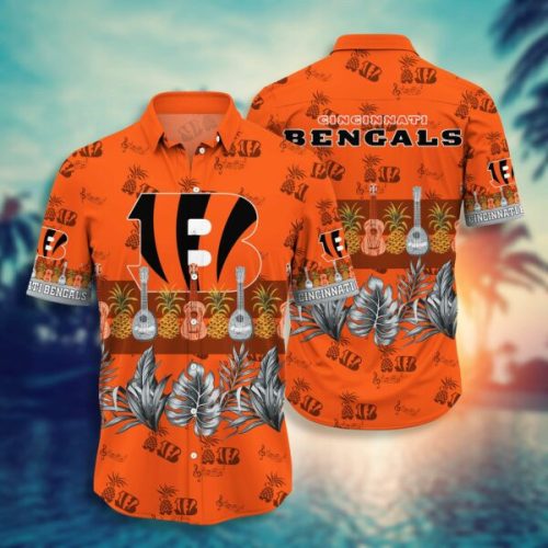 Cincinnati Bengals Hawaiian Shirt Style Summer 01