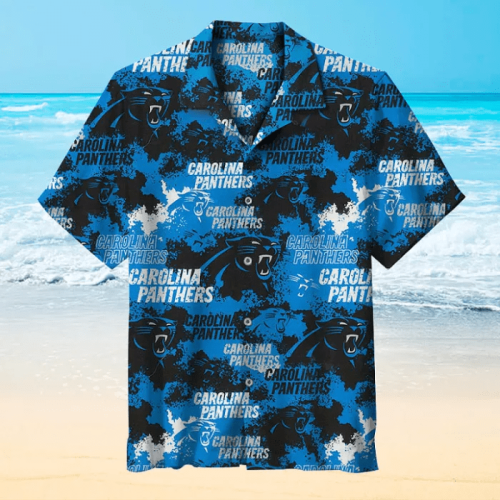 Carolina Panthers Hawaiian shirt sleeve shirt