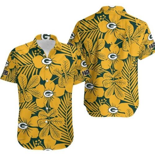 Green Bay Packers Flower Hawaii Shirt Summer Collection Gift