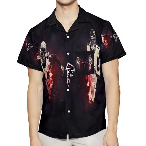 Atlanta Falcons Players 3D All Over Print Summer Beach Hawaiian Shirt With Pocket