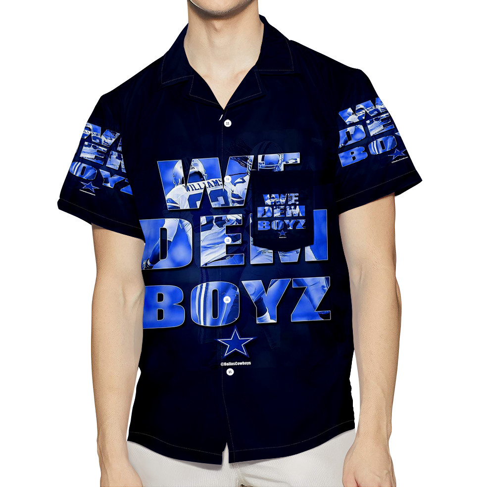 Dallas Cowboys We Dem Boyz 3D All Over Print Summer Beach Hawaiian Shirt With Pocket Dallas Cowboys We Dem Boyz 3D All Over Print Summer Beach Hawaiian Shirt With Pocket