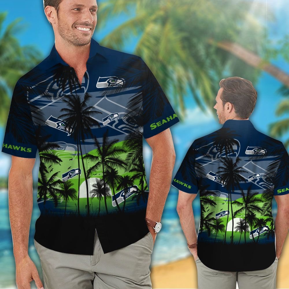 Seattle Seahawks Hawaiian Shirt G95 Seattle Seahawks Hawaiian Shirt G95