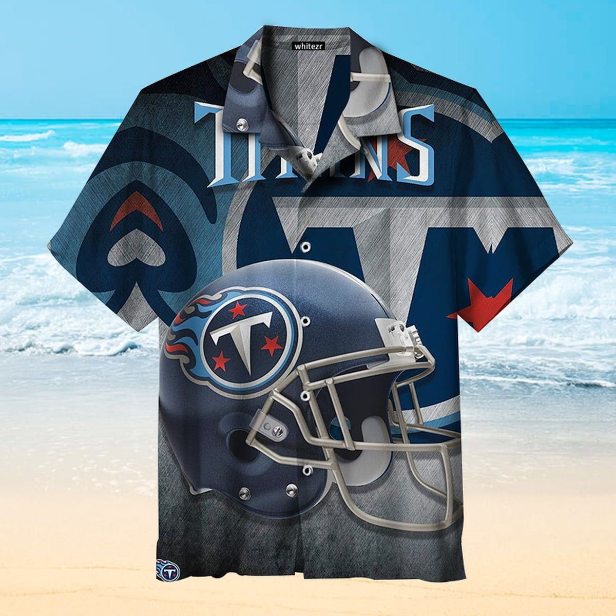 Tennessee Titans Helmet Hawaiian Shirt Tennessee Titans Helmet Hawaiian Shirt