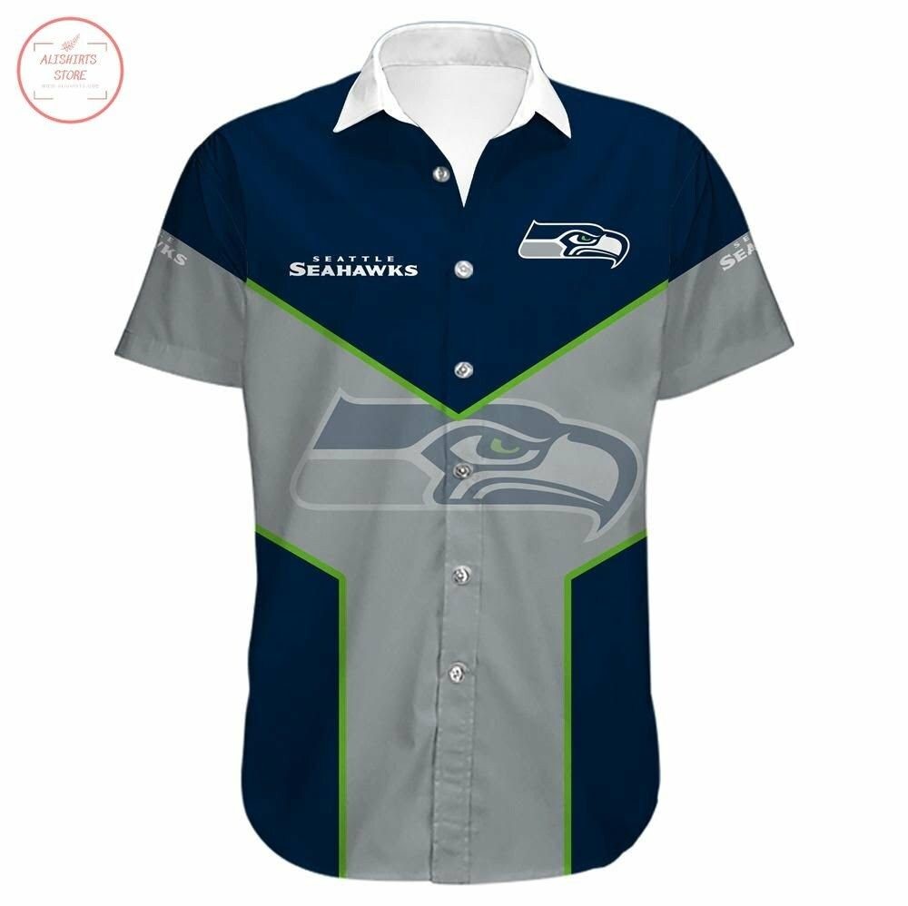 Seattle Seahawks Hawaiian Shirt Beach Outfit Summer Seattle Seahawks Hawaiian Shirt Beach Outfit Summer