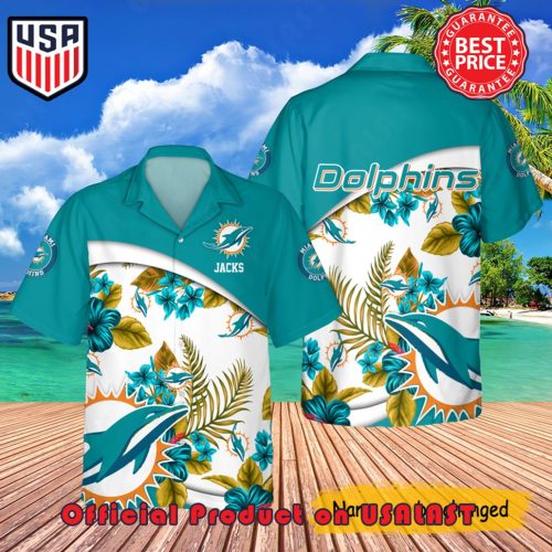 PERSONALIZED NFL MIAMI DOLPHINS NEW SUMMER 2024 HAWAIIAN SHIRT