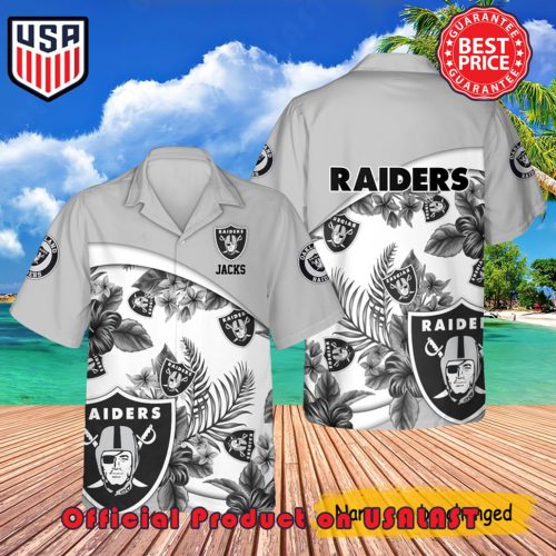 PERSONALIZED NFL LAS VEGAS RAIDERS NEW SUMMER 2024 HAWAIIAN SHIRT