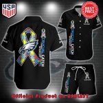 Philadelphia Eagles NFL Crucial Catch Intercept Austism Custom Name Hawaii Shirt And Short Philadelphia Eagles NFL Crucial Catch Intercept Austism Custom Name Hawaii Shirt And Short