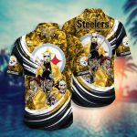 Pittsburgh Steelers NFL Halloween Horror Movies Hawaiian Shirts