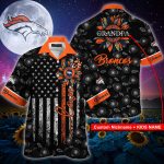 Denver Broncos NFLHawaii Shirt Sunflower Custom Your Nickname,Kids Name Best Gift For Mother Day,Father Day  Gift