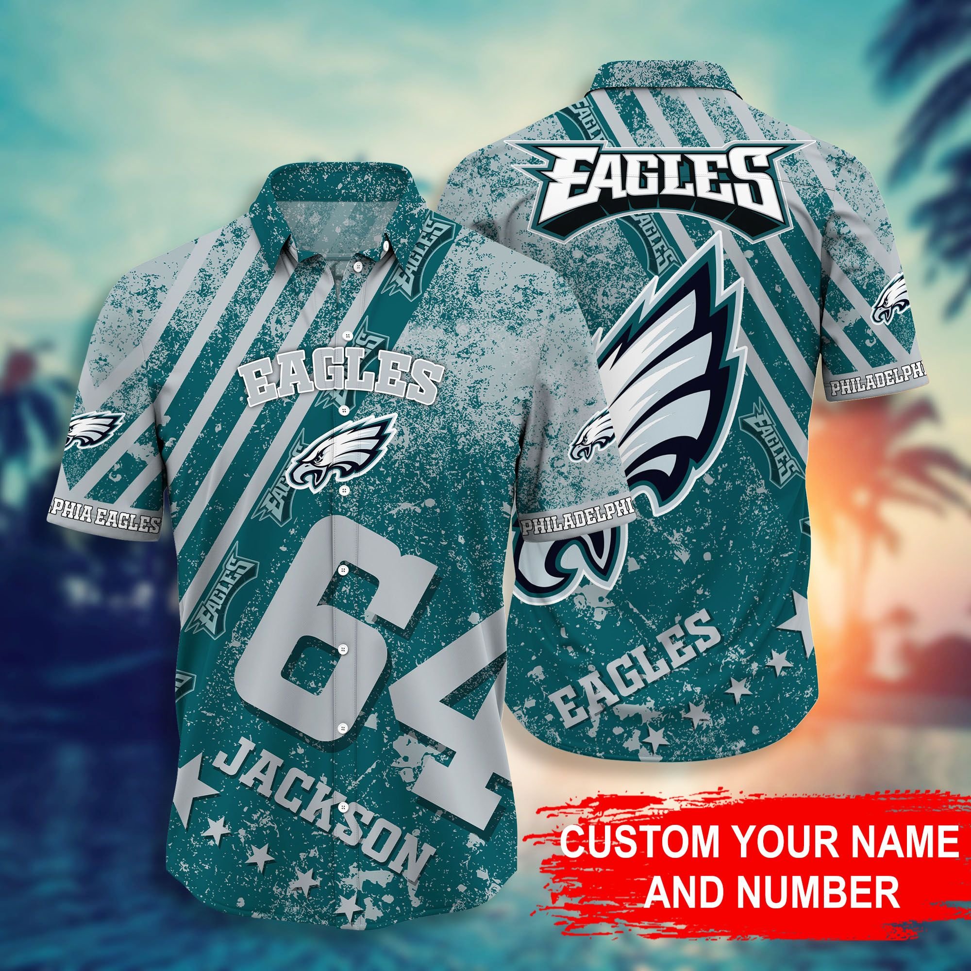 Philadelphia Eagles NFLPersonalized Hawaii Shirt Style Hot Trending Gift Philadelphia Eagles NFLPersonalized Hawaii Shirt Style Hot Trending Gift