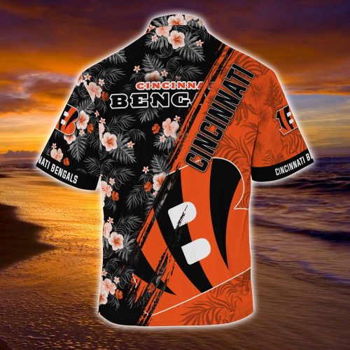 Cincinnati Bengals NFLSummer Hawaii Shirt Mickey And Floral Pattern For Sports Fans  Gift