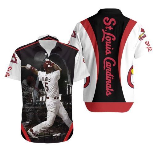 Albert Pujols St Louis Cardinals Busch Stadium Fan Hawaiian Shirt – Legendary Design!