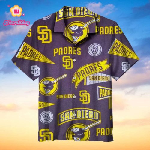 Authentic San Diego Padres Hawaiian Shirt – Shop Now for MLB Style!