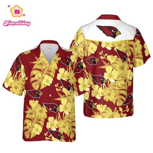Arizona Cardinals Floral 150621 Hawaiian Shirt