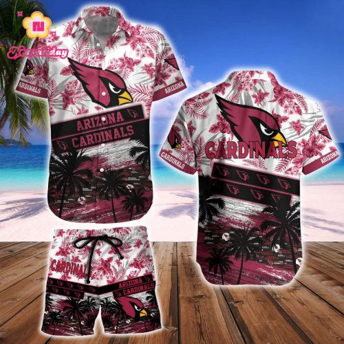 Arizona Cardinals Hawaiian Shirt And Beach Short – Gift for Men Women