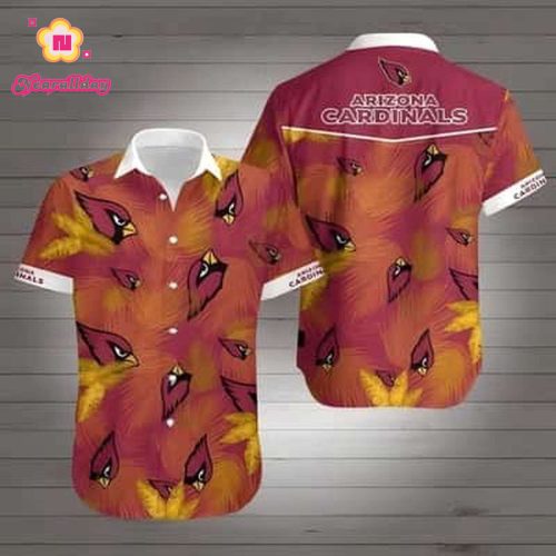 Arizona Cardinals Hawaiian Shirt Beach Gift For NFL Fans