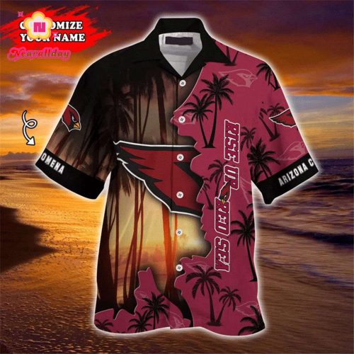 Arizona Cardinals Hawaiian Shirt Customize Your Name