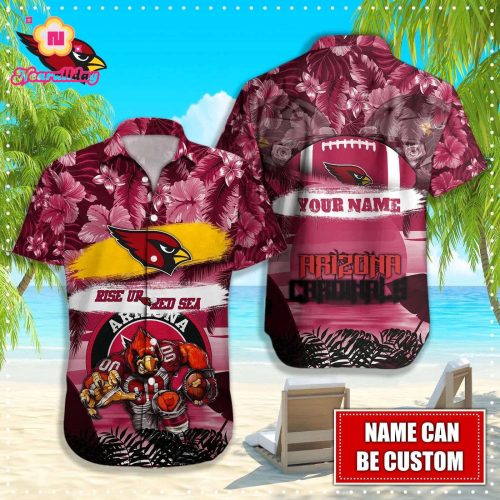 Arizona Cardinals Hawaiian Shirt Mascot No 02