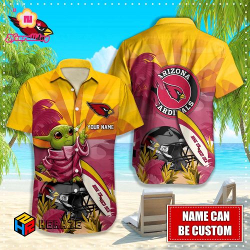 Arizona Cardinals NFL Custom Name Hawaiian Shirt